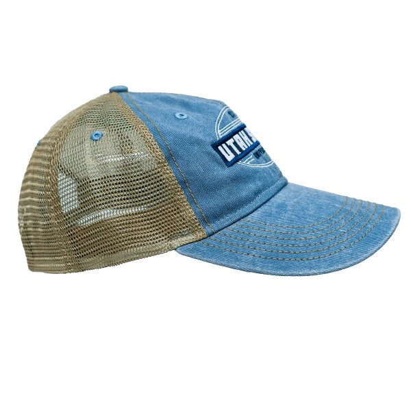 Utah State University, 1888, Hat, Gray, Navy